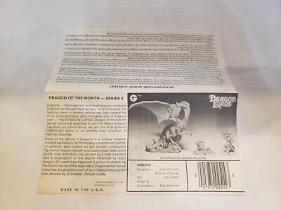 Grenadier Models - Dragon Lords - Dragonlisk #2514 - 1985 | eBay.de