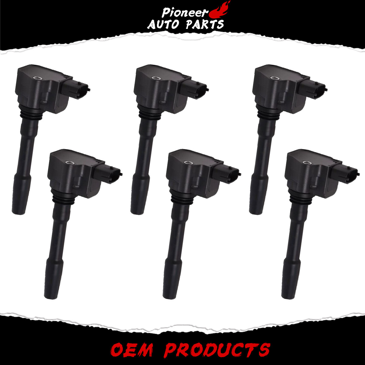 6PCS Ignition Coil Pack For 2014-21 Maserati Ghibli Levante Quattroporte 288233#