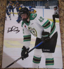 DAXON RUDOLPH SIGNED 8x10 MATTE PHOTO 2026 NHL DRAFT TOP PICK 2023 WHL DRAFT (A)