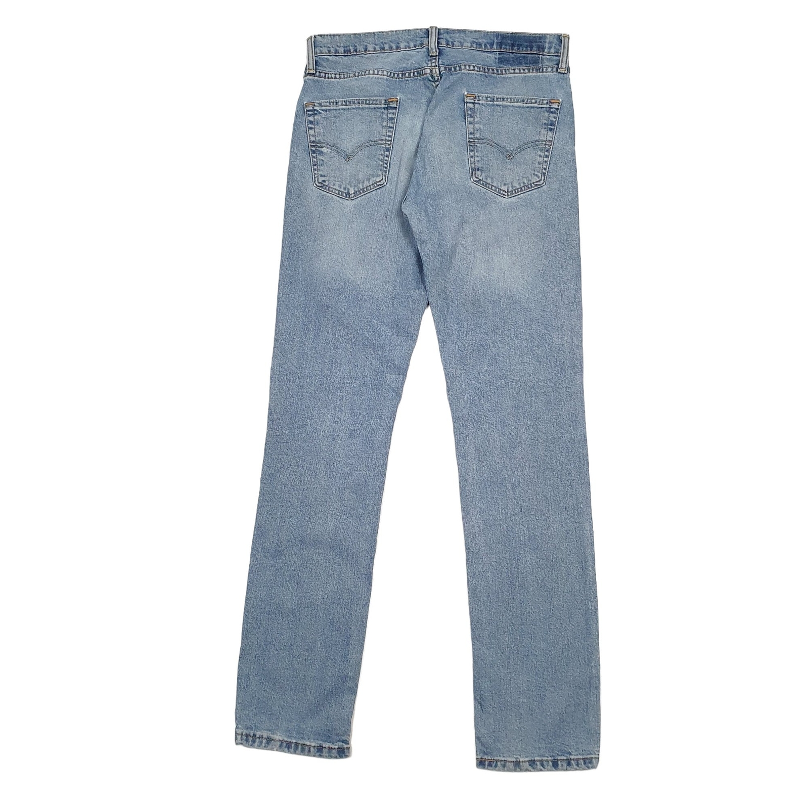 LEVIS 505 Jeans Regular Fit Blue Denim Trousers Mens W34 L34 image 4