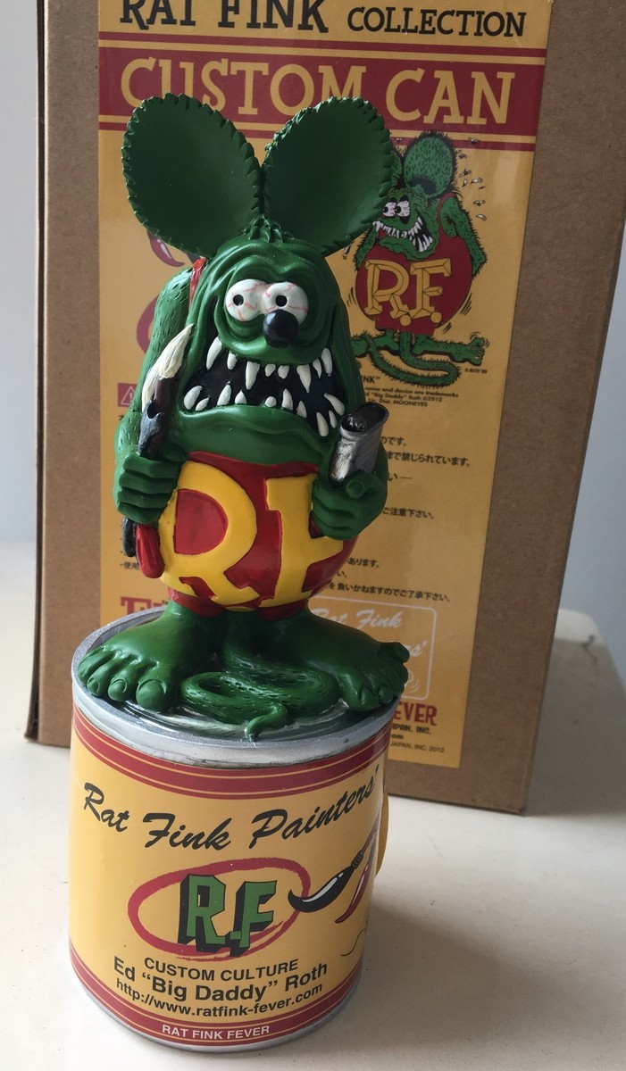 RAT FINK フィギュア Ed Rothグリーン Green Rat Fink Ed! Big Daddy Roth RF Action Figure 4