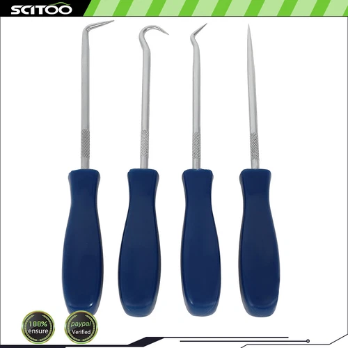 4pc Mini Pick & Hook set O ring Seal Gasket Remover Puller Extractor Hand Tool