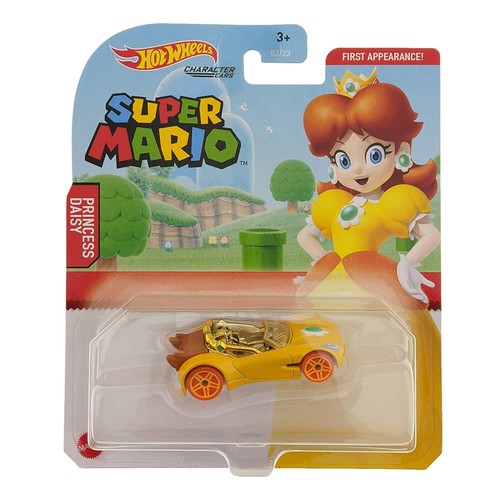 Hot Wheels Super Mario - GRM38 - 1:64 Metal Car/Vehicle - Princess Daisy 