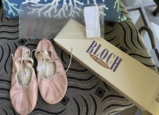Bloch Dance Girl's Dansoft Leather Ballet Slipper/Shoe, Pink 10C