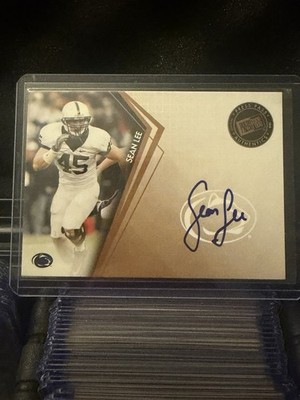 2010 Press Pass Signings #PPS-SL Sean Lee Penn State Autograph Football Card