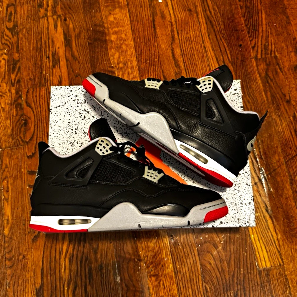 靴 Nike Air Jordan 4 Bred Jordan 4 Retro Bred Reimagined for Sale - Authenticity Guaranteed