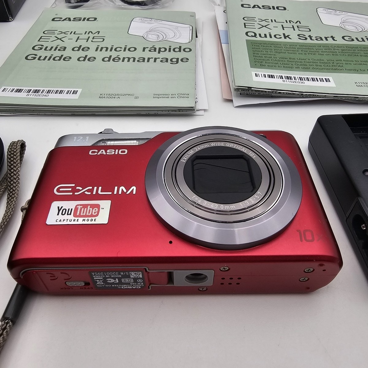 カシオ　CASIO EXILIM EX-H10　動作未確認　現状品　▼ Amazon.co.jp: CASIO デジタルカメラ EXILIM EX-H10 ゴールド EX