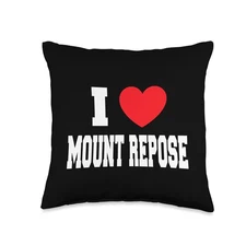 I Love Mount Repose Throw Pillow