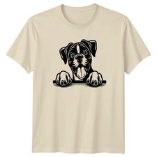 Boxer Dog Puppy Animals Graphic T-Shirt Men Women Pet Lover Owners Tee