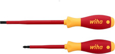 33580 2 Piece Insulated Softfinish Slotted and Phillips Screwdriver Set