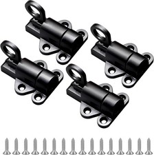 4 Packs Self Closing Latch Spring Door Lock Resilient Bolt Latch Security
