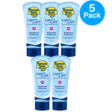 Banana Boat Light as Air Sunscreen Lotion SPF 50 6 oz 5 Pack Exp 03/2027