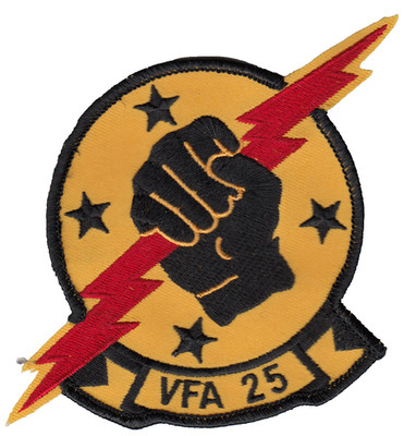 VFA-25 FIST OF THE FLEET CHEST PATCH [Item 025004]