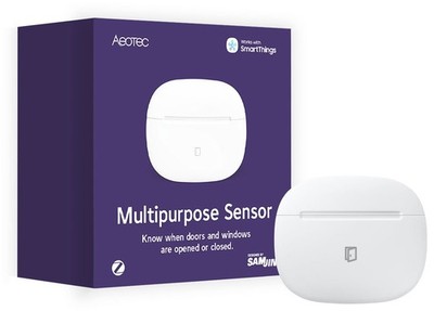 Aeotec Multipurpose Sensor, Zigbee 3.0, Reed-, Vibrations- & Temperatursensor