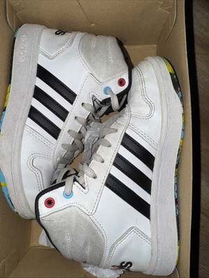 Adidas Mens Neo Hoops 13 K Sneaker Shoes White EG1989 Mid Top