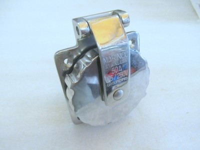 A42 Marinco 309E 50A 125/250V Shore Power Inlet OEM Factory New Boat Parts