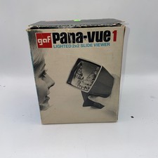 GAF Corporation Pana Vue 2 Lighted 2x2 Slide Viewer Vtg Made in USA