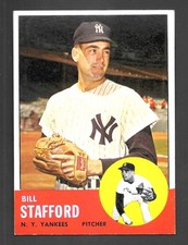 1963 Topps #155 Bill Stafford - EX