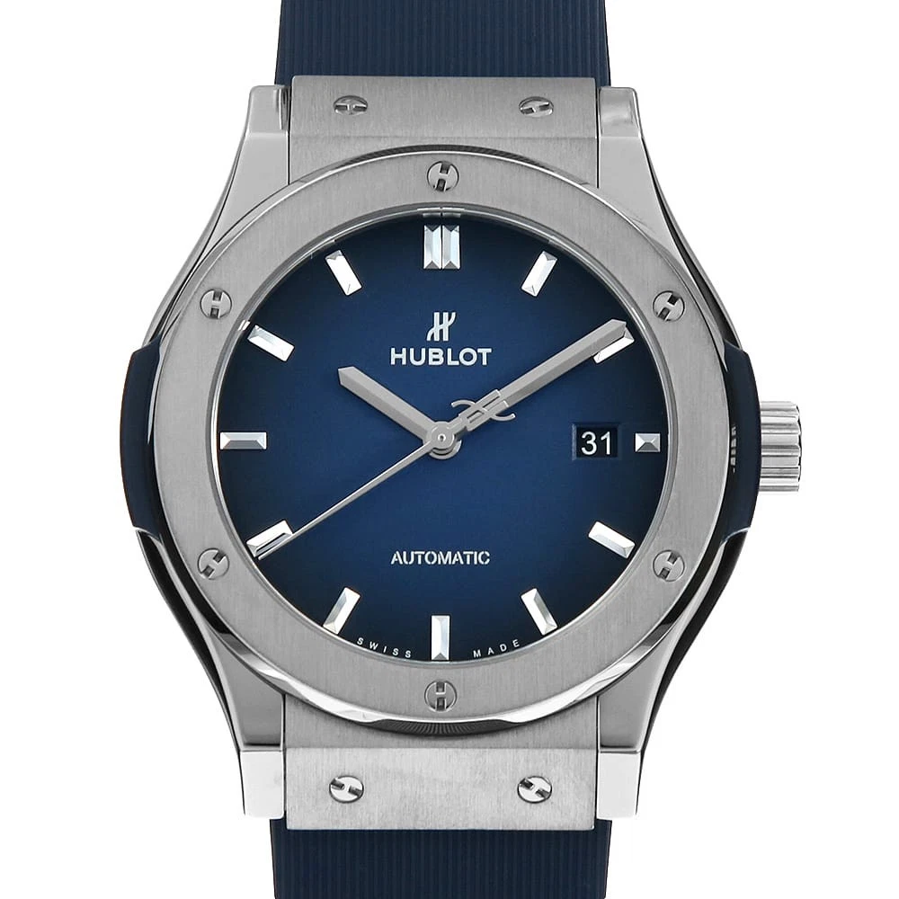 Hublot — HUBLOT Classic Fusion Titanium Deep Blue Japan Exclusive 542.NX.6670.LR.JPN1...