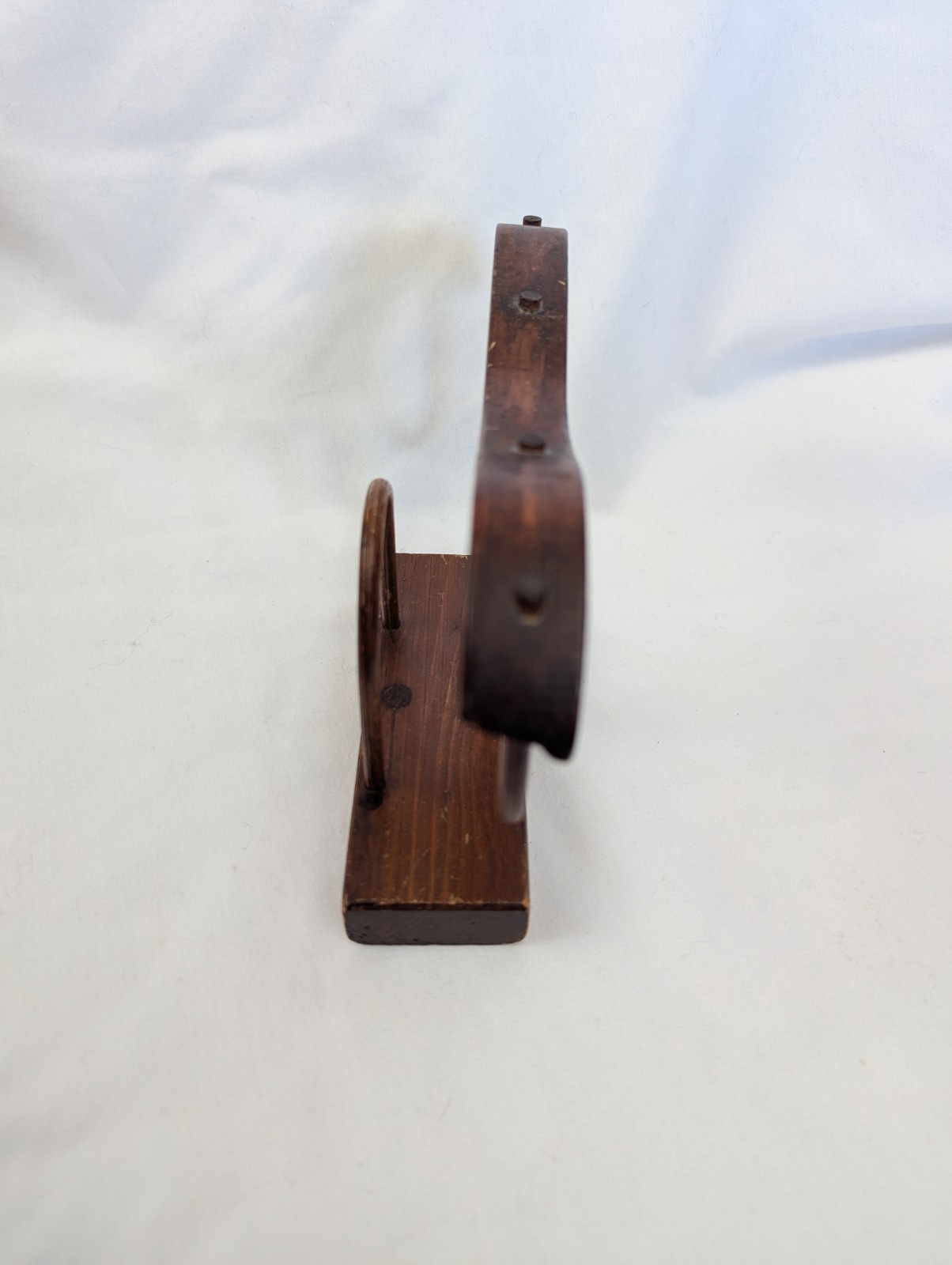 Vintage Cornwall wooden Oxen Yoke tabletop decoration - please read