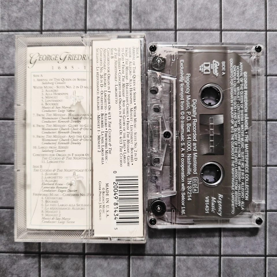 The Masterpiece Collection - George Friedrich Handel V81431 - (Cassette Tape) - Image 2 of 3