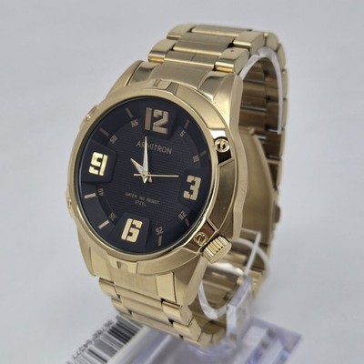 Armitron Men's Watch Water resistant 165' 20/5397 Gold Plated