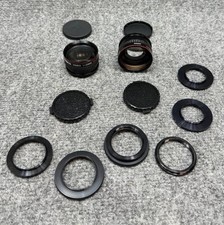 Vintage Ambico Video Lens Set 0.5X Wide  1.5X Telephoto Japan Used