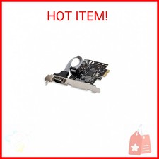 Single Port PCI Express x1 RS232 Serial Adapter Card - PCIe RS232 Serial Host Co