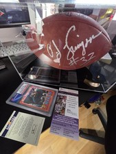 Oj Simpson's Signed Certified PSA Football With Collectors Card And Certs NFL