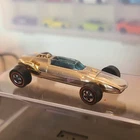 Hot Wheels Indy Eagle Silver Redline  Car 1969 Blue Window Vintage