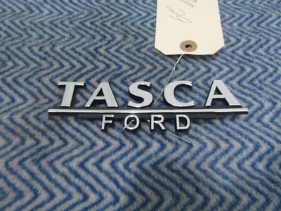 TASCA FORD CHROME TRUNK DECKLID DEALERSHIP NAMEPLATE EMBLEM MUSTANG SHELBY