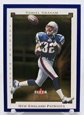 2002 Fleer Premium DANIEL GRAHAM Premium Rookie Blue /1250 New England Patriots