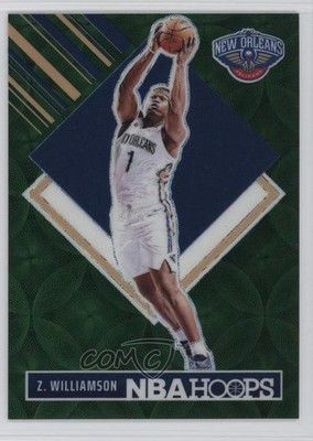 2024 NBA Hoops Tribute Premium Green Scope Prizm 21/25 Zion Williamson #290 13ux