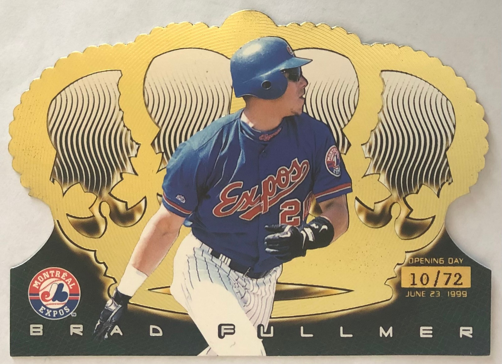 1999 Crown Royale - Opening Day - Brad Fullmer - #86 - Montreal Expos - NrMt