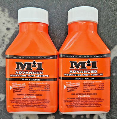M-1 Advanced Insecticide Interior/Exterior Paint insecticide additive 1.5 2 Pack