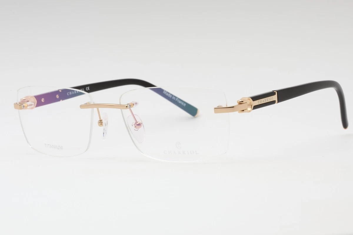 Charriol EYEGLASSES PC71057-C01-53 New with case Charriol PC71036 C01 Gold Eyeglasses | SmartBuyGlasses US main image 2