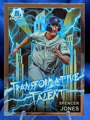 ~ Spencer Jones 2023 Bowman Draft Transformative Talent #TT-16 New York Yankees