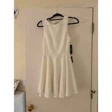 Lulus white backless mini dress (new with tags)