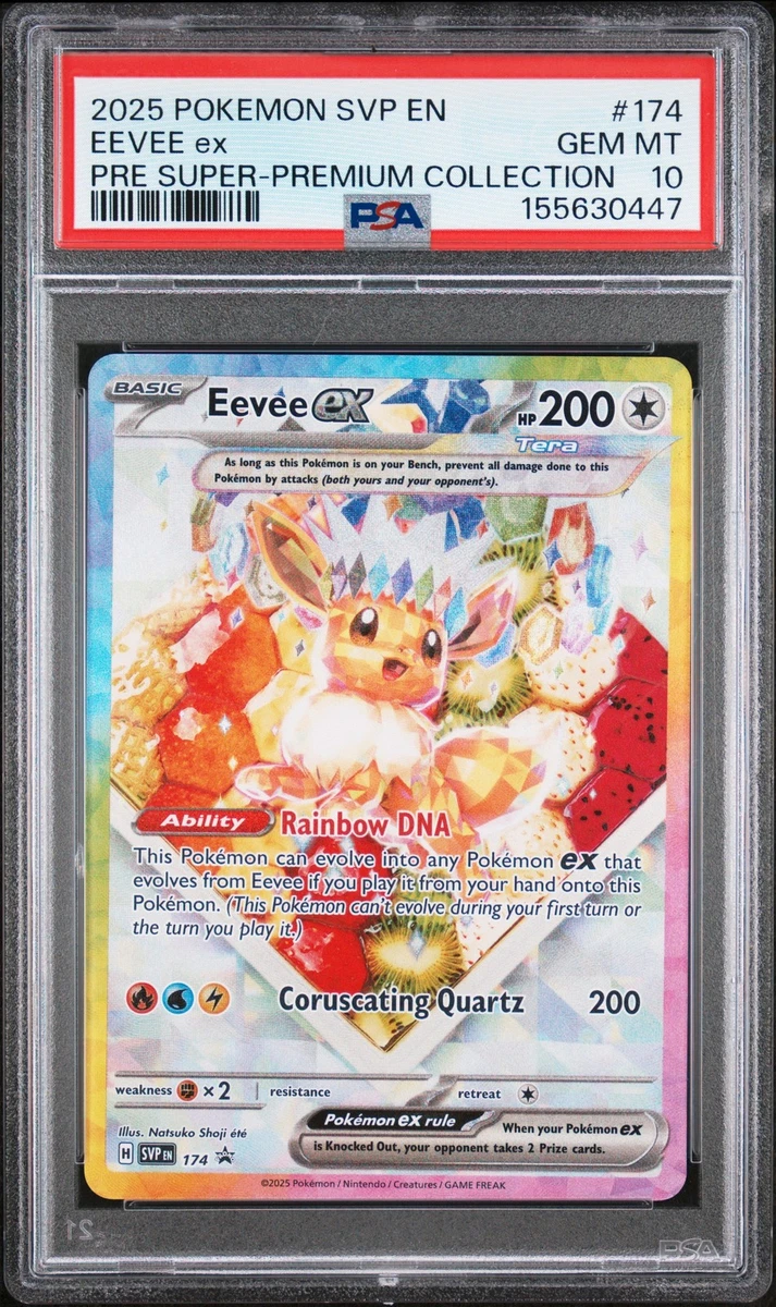 Eevee Pokémon TCG Professional Sports Authenticator (PSA) Grade 10