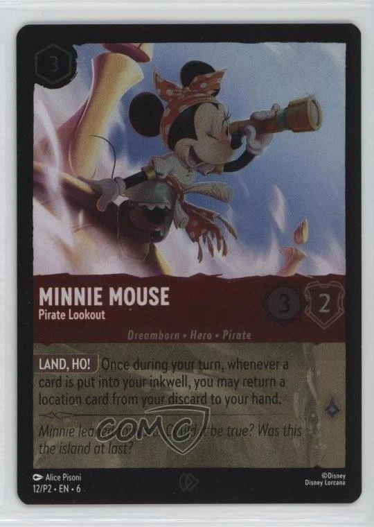 Minnie Mouse - Pirate Lookout 12 Disney Lorcana Promo Cards for