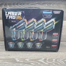 Squad Hero Rechargeable Laser Tag Light Forced Edition Set of 4 New Open Box