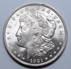 1921-P Morgan Dollar US Silver $1.00 Coin Old Sharp Details, No Reserve $