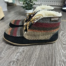 Minnetonka Torrey Women's Bootie Moccasin Slipper Faux Fur Lined Size 10 -42
