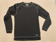 Men’s Rohan Black Exercise / Running Long Sleeve Top Size Medium Chest 34”
