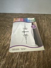 Janlynn Needlecraft Stamped Pillowcase Victorian Cross Stitch Pair 2 White