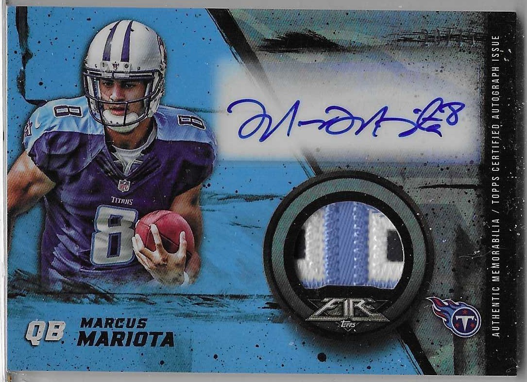 2015 IOPPS FIRE - MARCUS MARIOTA - AUTO / PATCH