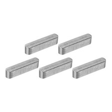 5Pcs Round Ended Feather Key, 5x5x22mm Carbon Steel Parallel Drive Shaft Keys