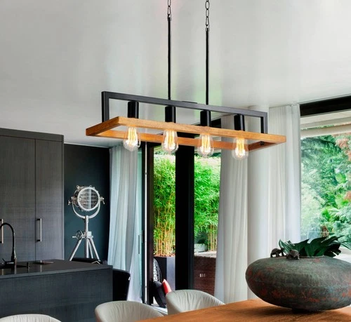 Maxim Black Forest 29 1/2" Ashbury Modern Kitchen Island Light Pendant - Picture 6 of 8