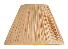 Lampshade Beige Lyra Raffia Shade 255mm Endon 104074