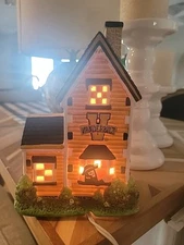 VANDERBILT GO VANDY! Slavic Treasures University Mascot Lighted Porcelain House 